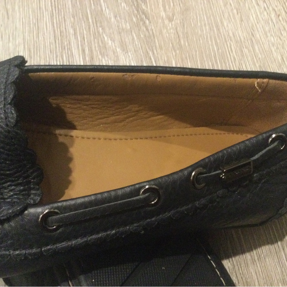 COACH LEATHER LOAFERS. Practically unworn. - Picture 5 of 7